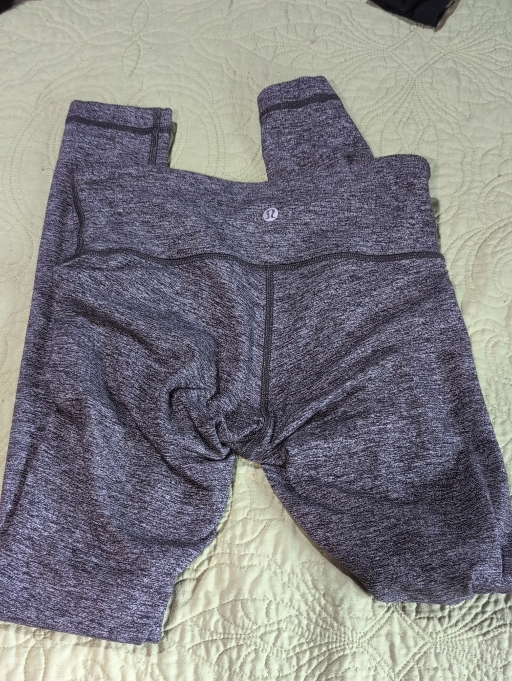 lululemon athletica Gray Heathered Performance Leggings